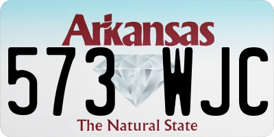 AR license plate 573WJC