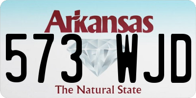 AR license plate 573WJD