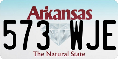 AR license plate 573WJE