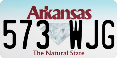AR license plate 573WJG