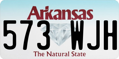 AR license plate 573WJH