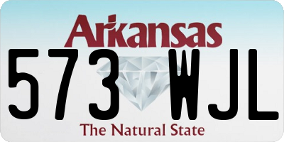 AR license plate 573WJL