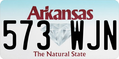 AR license plate 573WJN