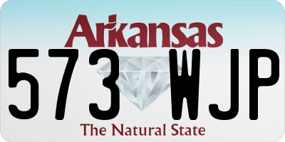 AR license plate 573WJP