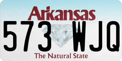 AR license plate 573WJQ