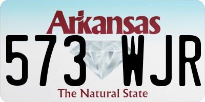 AR license plate 573WJR