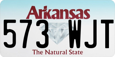 AR license plate 573WJT
