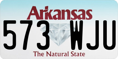 AR license plate 573WJU