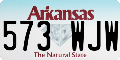 AR license plate 573WJW