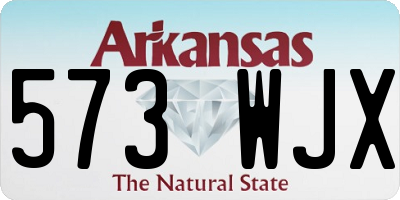 AR license plate 573WJX