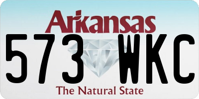 AR license plate 573WKC