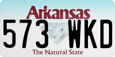 AR license plate 573WKD