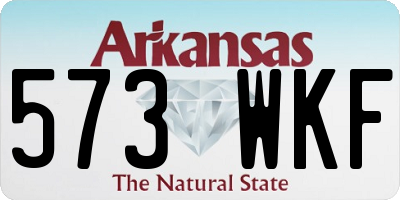 AR license plate 573WKF