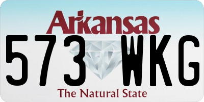 AR license plate 573WKG