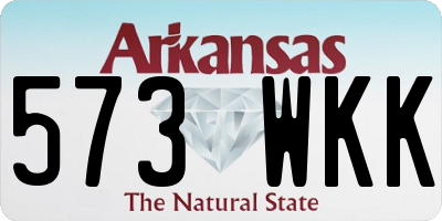 AR license plate 573WKK