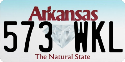 AR license plate 573WKL