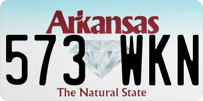 AR license plate 573WKN