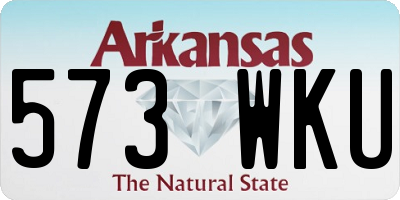 AR license plate 573WKU