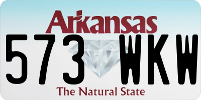 AR license plate 573WKW