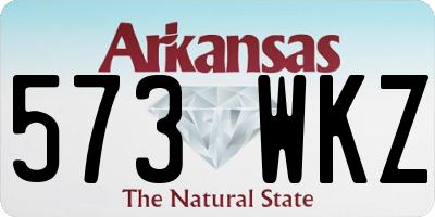 AR license plate 573WKZ