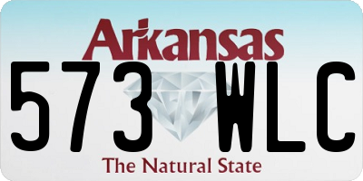 AR license plate 573WLC