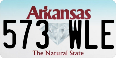 AR license plate 573WLE