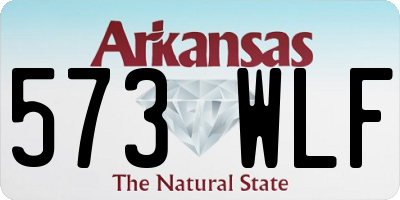 AR license plate 573WLF