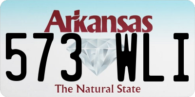 AR license plate 573WLI