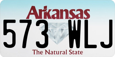 AR license plate 573WLJ