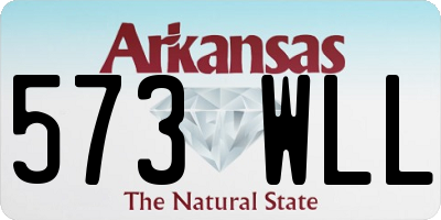 AR license plate 573WLL