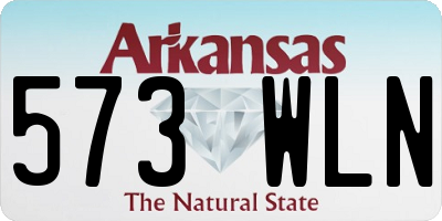 AR license plate 573WLN