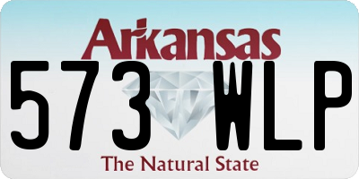 AR license plate 573WLP