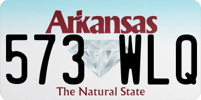 AR license plate 573WLQ