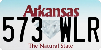 AR license plate 573WLR
