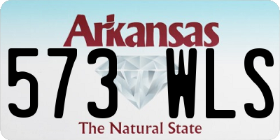 AR license plate 573WLS