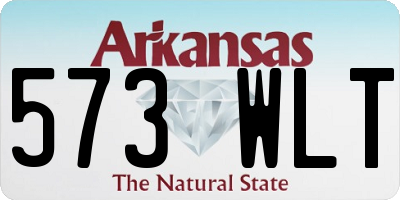 AR license plate 573WLT