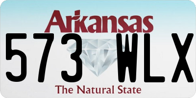AR license plate 573WLX