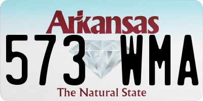 AR license plate 573WMA