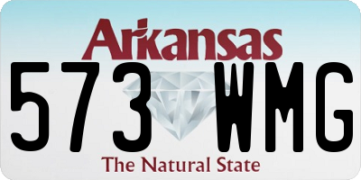 AR license plate 573WMG