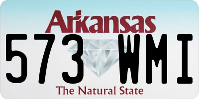 AR license plate 573WMI