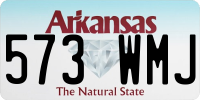 AR license plate 573WMJ