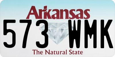 AR license plate 573WMK