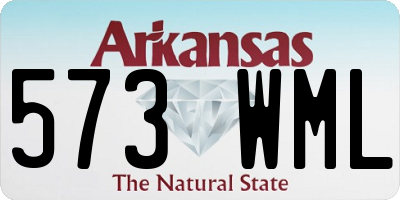 AR license plate 573WML