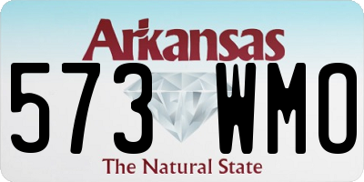 AR license plate 573WMO