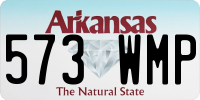 AR license plate 573WMP