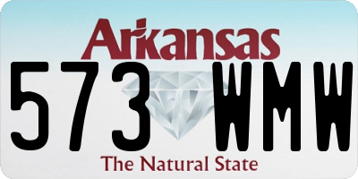 AR license plate 573WMW