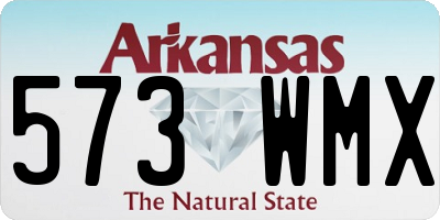 AR license plate 573WMX