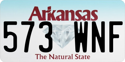 AR license plate 573WNF