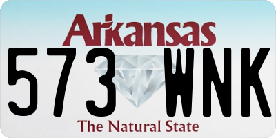 AR license plate 573WNK