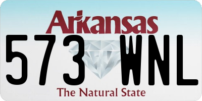 AR license plate 573WNL